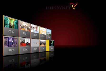 Front-end dev & motion • Linkbynet Greeting card 2010