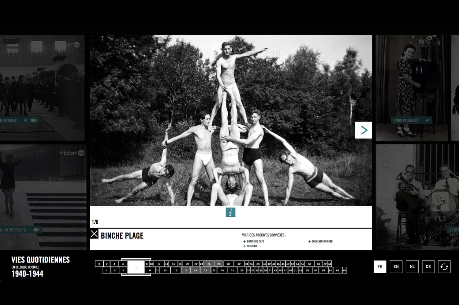 Développeur Front-end • 
                Mons memorial museum