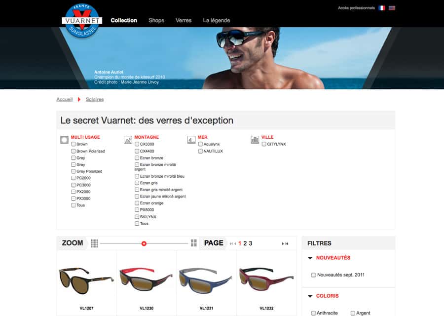 Développeur Front-end • Vuarnet Collection